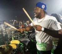 Rance of 1500 or Nothin' drumming at a JammJam